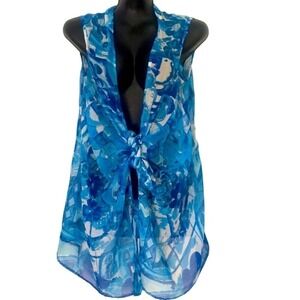 Antica Sartoria artistic versatile Scarf wrap from Italy size L/XL